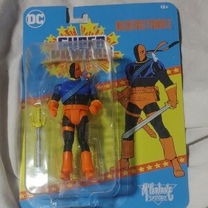 DC Deathstroke Action Figure by - Blue and Orange